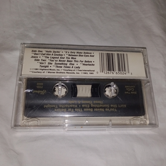 Conway Twitty The Best Of The Best Music Cassette Tape 1991 - Picture 2 of 5